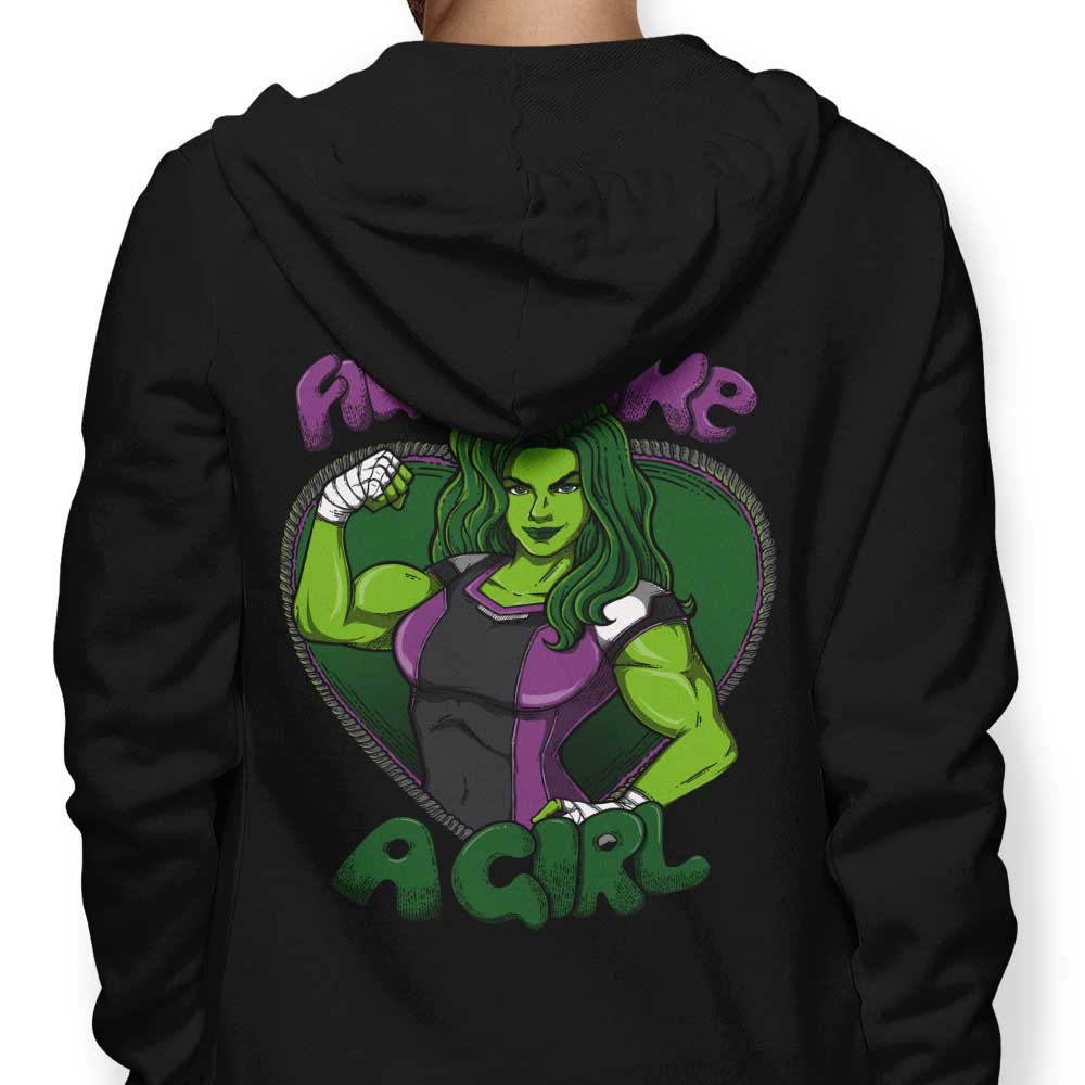 Fight Like a Hulk - Adult & Kids T-Shirts, Sweatshirts & Hoodies apparel design preview 1