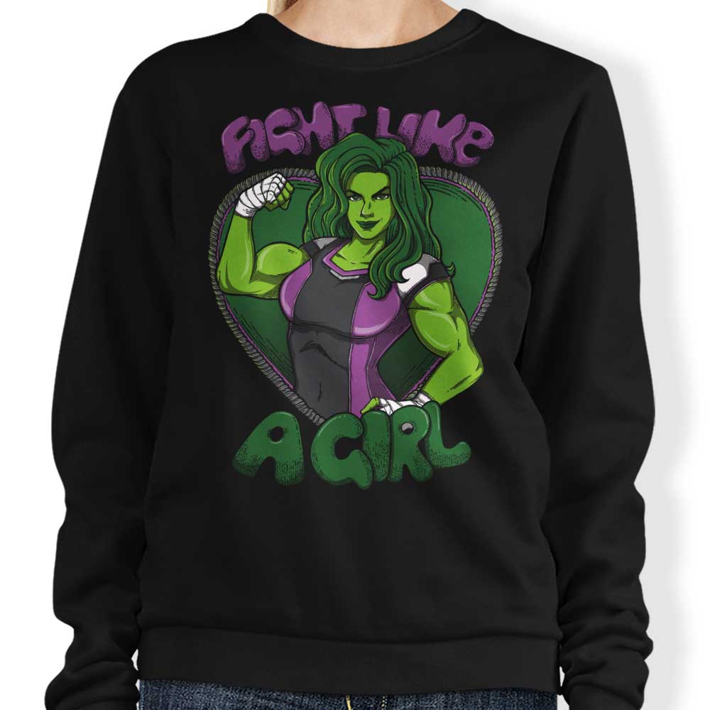 Fight Like a Hulk - Adult & Kids T-Shirts, Sweatshirts & Hoodies apparel design preview 1