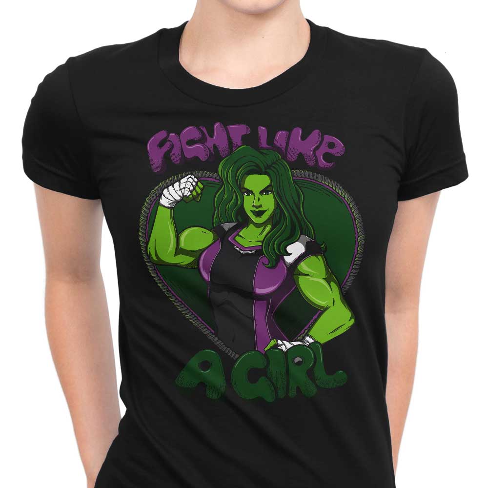 Fight Like a Hulk Women's Apparel - Adult & Kids T-Shirts, Sweatshirts & Hoodies apparel design preview 1