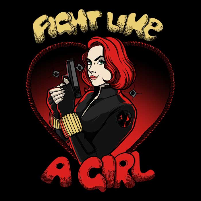 Fight Like a Widow Men's Apparel - Adult & Kids T-Shirts, Sweatshirts & Hoodies apparel design preview 2