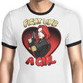 Fight Like a Widow Ringer - Adult & Kids T-Shirts, Sweatshirts & Hoodies apparel design preview 1