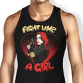 Fight Like a Widow Tank Top - Adult & Kids T-Shirts, Sweatshirts & Hoodies apparel design preview 1