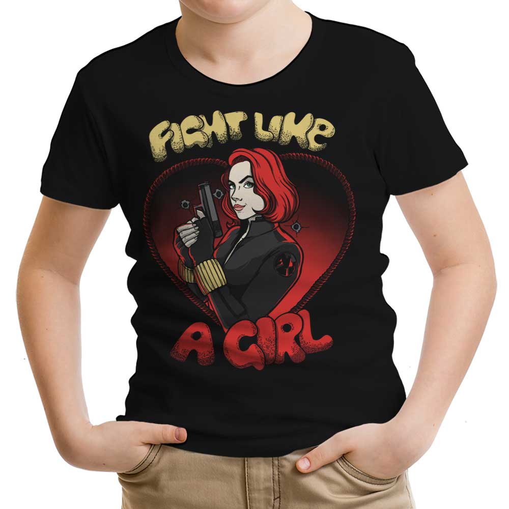 Fight Like a Widow Youth Apparel - Adult & Kids T-Shirts, Sweatshirts & Hoodies apparel design preview 1
