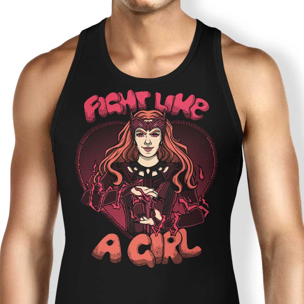 Fight Like a Witch Tank Top - Adult & Kids T-Shirts, Sweatshirts & Hoodies apparel design preview 1