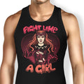 Fight Like a Witch Tank Top - Adult & Kids T-Shirts, Sweatshirts & Hoodies apparel design preview 1