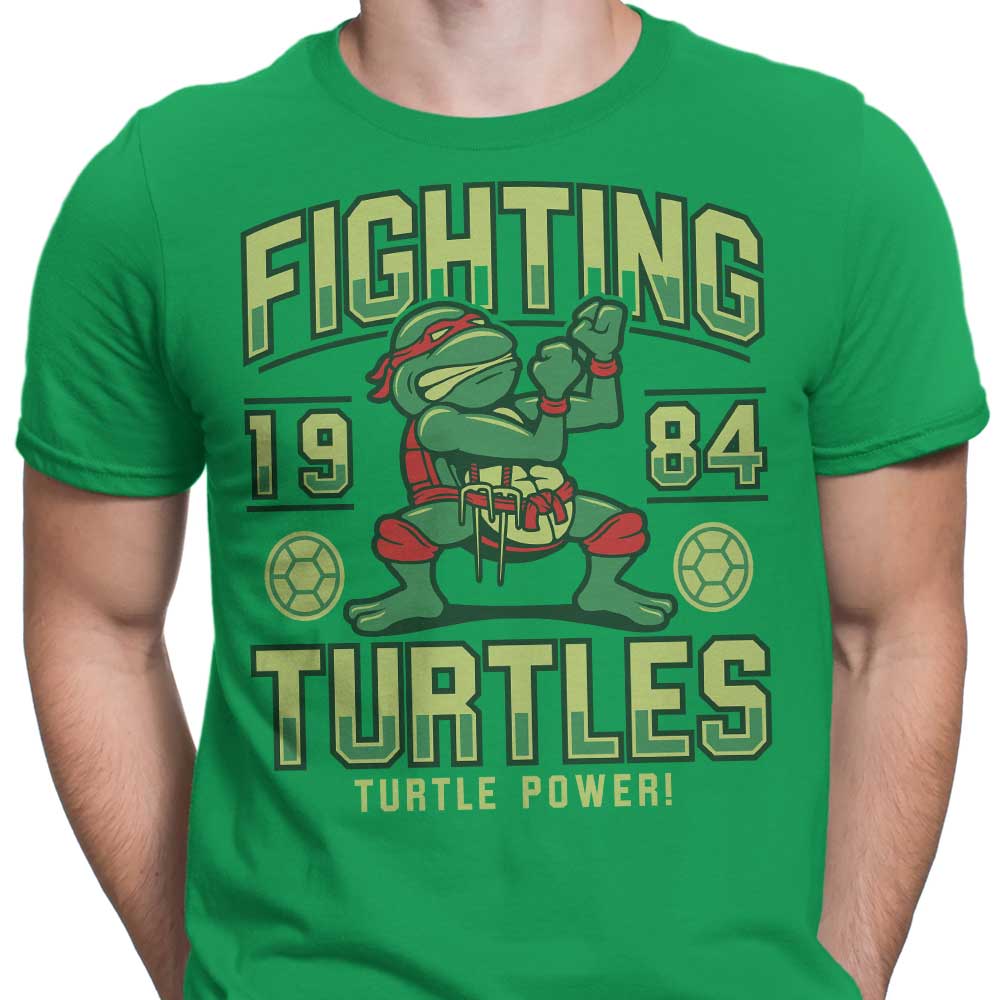 Fighting Turtles Men's Apparel - Adult & Kids T-Shirts, Sweatshirts & Hoodies apparel design preview 2