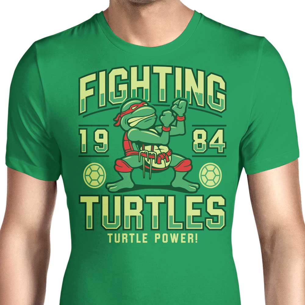 Fighting Turtles Men's Apparel - Adult & Kids T-Shirts, Sweatshirts & Hoodies apparel design preview 1