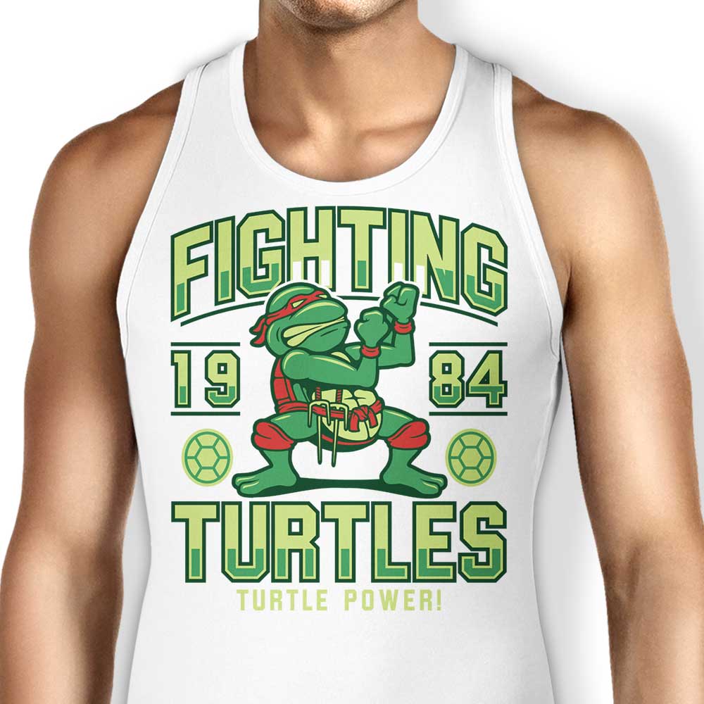 Fighting Turtles Tank Top - Adult & Kids T-Shirts, Sweatshirts & Hoodies apparel design preview 1
