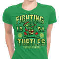 Fighting Turtles Women's Apparel - Adult & Kids T-Shirts, Sweatshirts & Hoodies apparel design preview 1