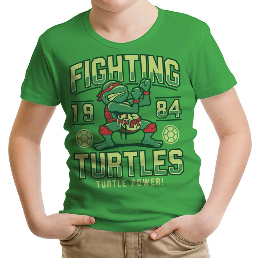 Fighting Turtles Youth Apparel - Adult & Kids T-Shirts, Sweatshirts & Hoodies apparel design preview 1