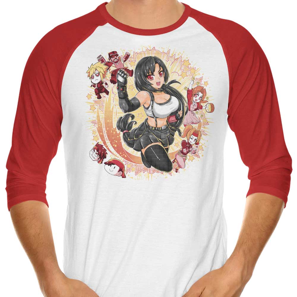Final Avalanche 3/4 Sleeve Raglan - Adult & Kids T-Shirts, Sweatshirts & Hoodies apparel design preview 1
