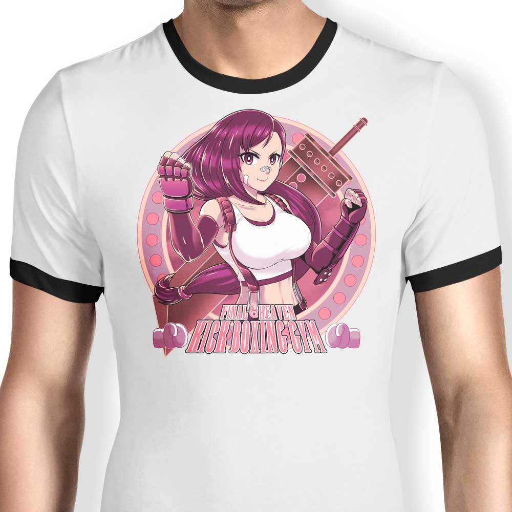 Final Heaven Kick Boxing Ringer - Adult & Kids T-Shirts, Sweatshirts & Hoodies apparel design preview 1