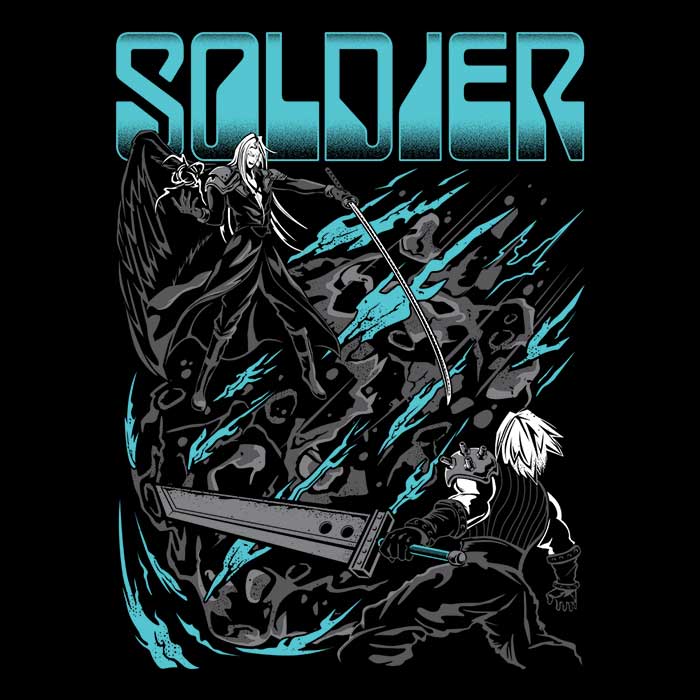 Final Soldier - Adult & Kids T-Shirts, Sweatshirts & Hoodies apparel design preview 2