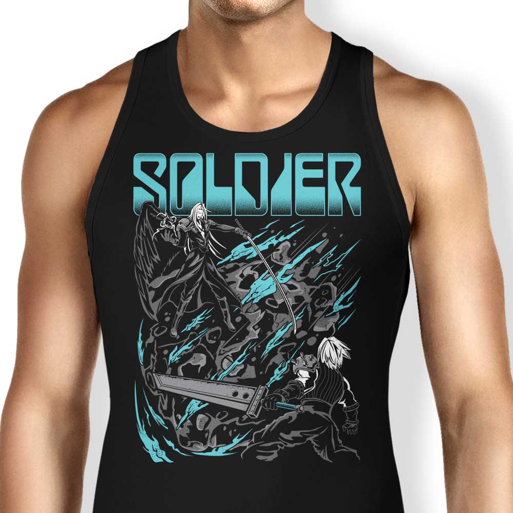 Final Soldier Tank Top - Adult & Kids T-Shirts, Sweatshirts & Hoodies apparel design preview 1