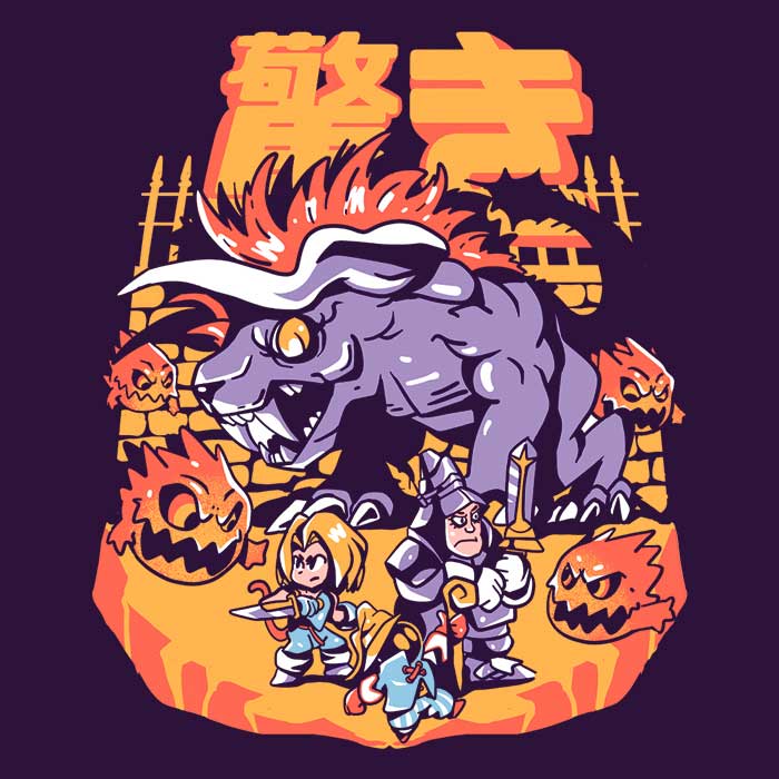 Final Surprise Attack 3/4 Sleeve Raglan - Adult & Kids T-Shirts, Sweatshirts & Hoodies apparel design preview 2