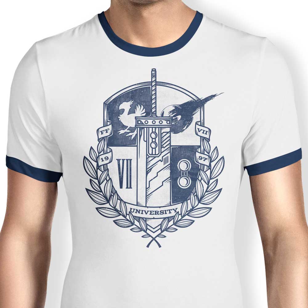 Final University Ringer - Adult & Kids T-Shirts, Sweatshirts & Hoodies apparel design preview 1