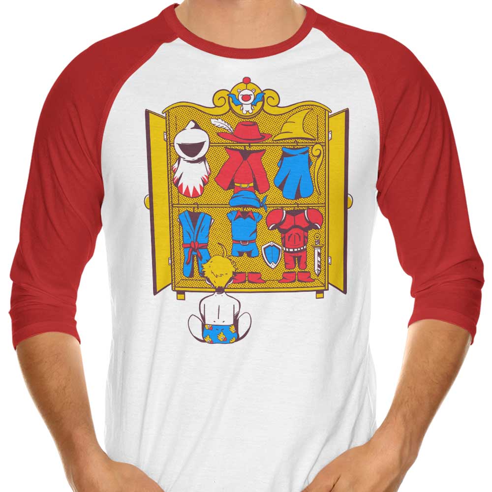 Final Wardrobe 3/4 Sleeve Raglan - Adult & Kids T-Shirts, Sweatshirts & Hoodies apparel design preview 1