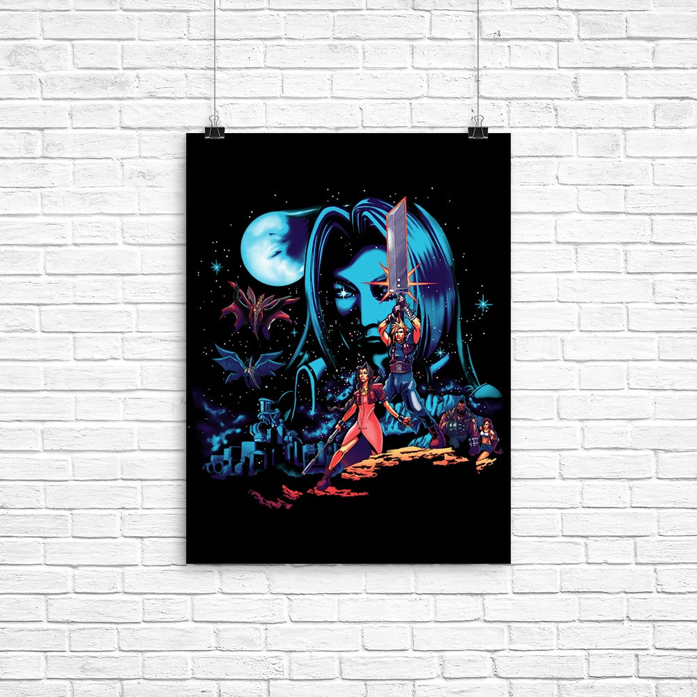 Final Wars VII Poster - Adult & Kids T-Shirts, Sweatshirts & Hoodies apparel design preview 1