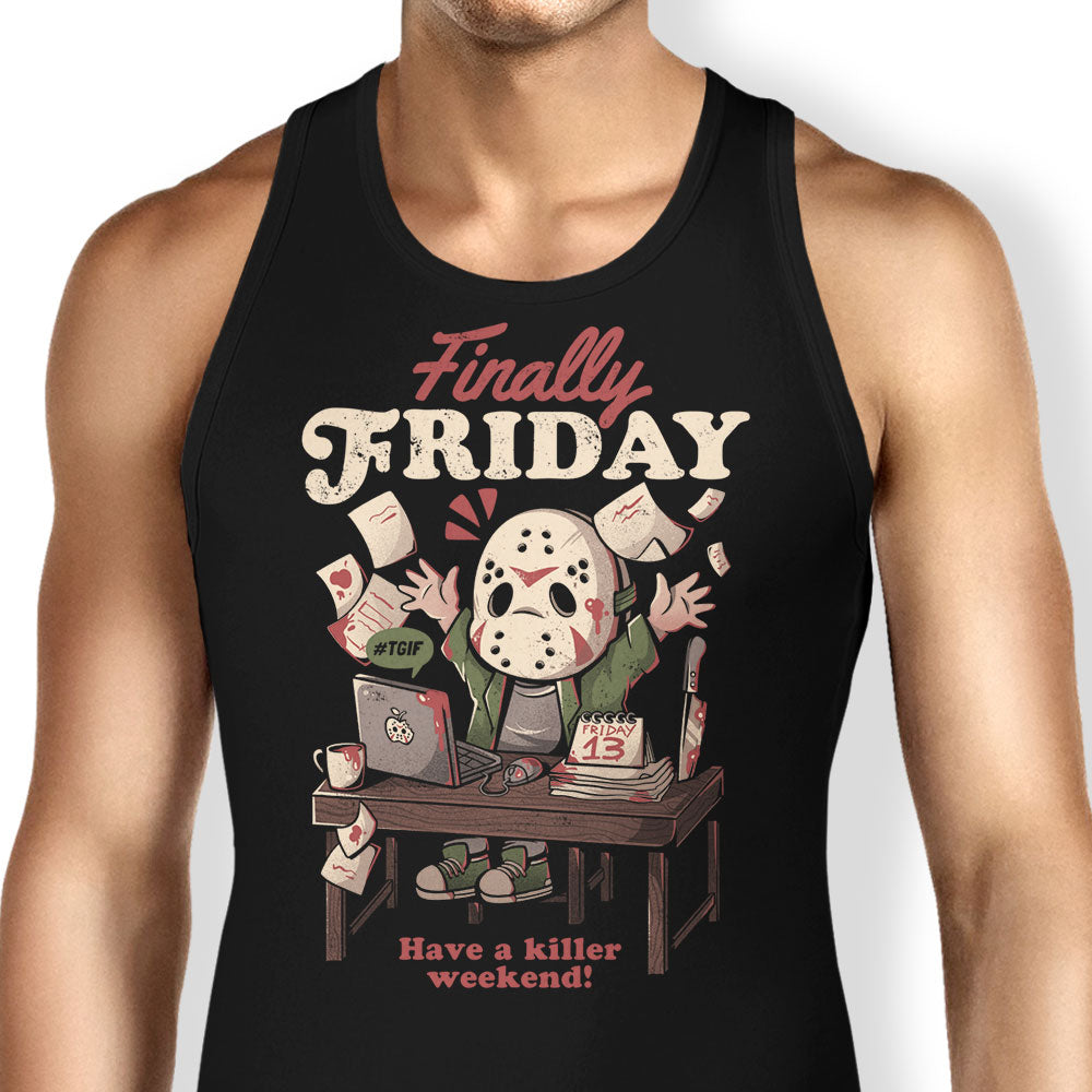 Finally Friday Tank Top - Adult & Kids T-Shirts, Sweatshirts & Hoodies apparel design preview 1