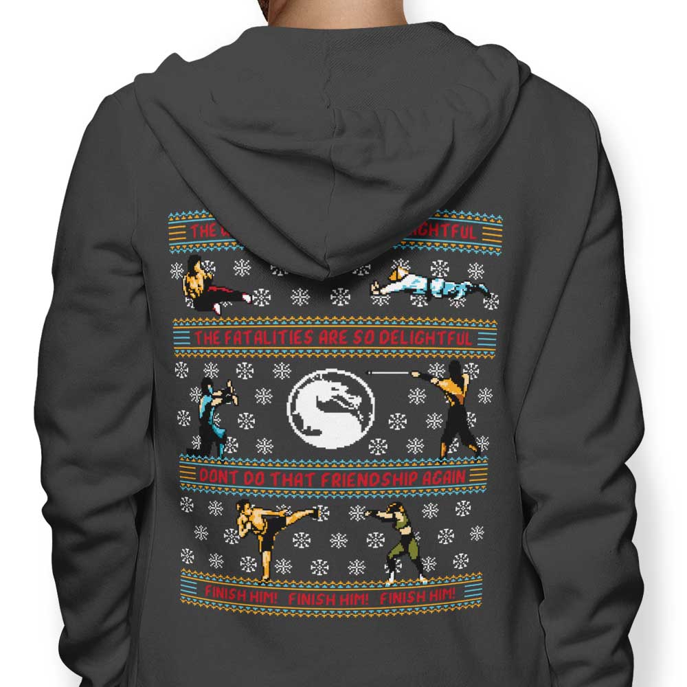 Finish Him Sweater - Adult & Kids T-Shirts, Sweatshirts & Hoodies apparel design preview 1