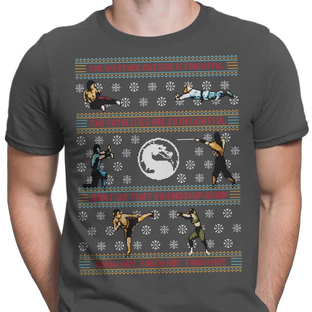 Finish Him Sweater Men's Apparel - Adult & Kids T-Shirts, Sweatshirts & Hoodies apparel design preview 2