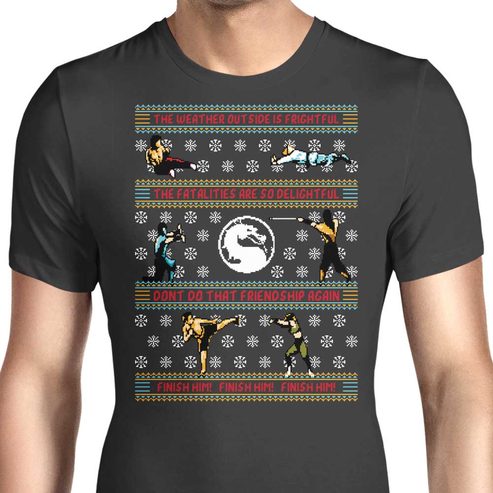 Finish Him Sweater Men's Apparel - Adult & Kids T-Shirts, Sweatshirts & Hoodies apparel design preview 1