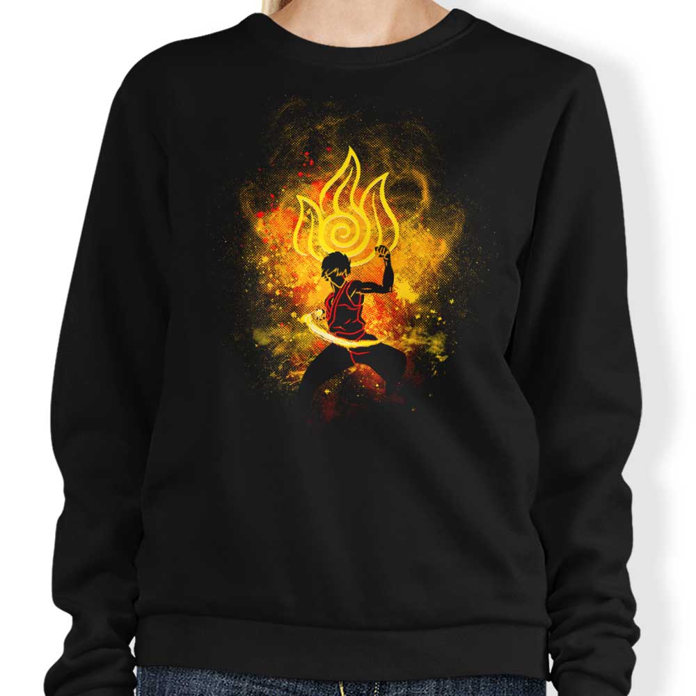 Fire Bender Art - Adult & Kids T-Shirts, Sweatshirts & Hoodies apparel design preview 1