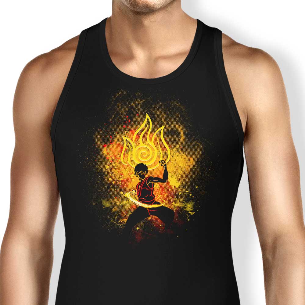 Fire Bender Art Tank Top - Adult & Kids T-Shirts, Sweatshirts & Hoodies apparel design preview 1