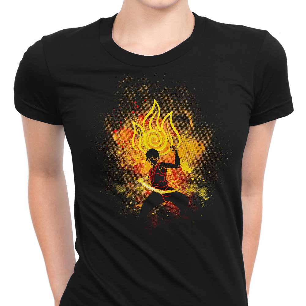 Fire Bender Art Women's Apparel - Adult & Kids T-Shirts, Sweatshirts & Hoodies apparel design preview 1