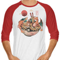 Fire Bowl 3/4 Sleeve Raglan - Adult & Kids T-Shirts, Sweatshirts & Hoodies apparel design preview 1