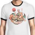 Fire Bowl Ringer - Adult & Kids T-Shirts, Sweatshirts & Hoodies apparel design preview 1