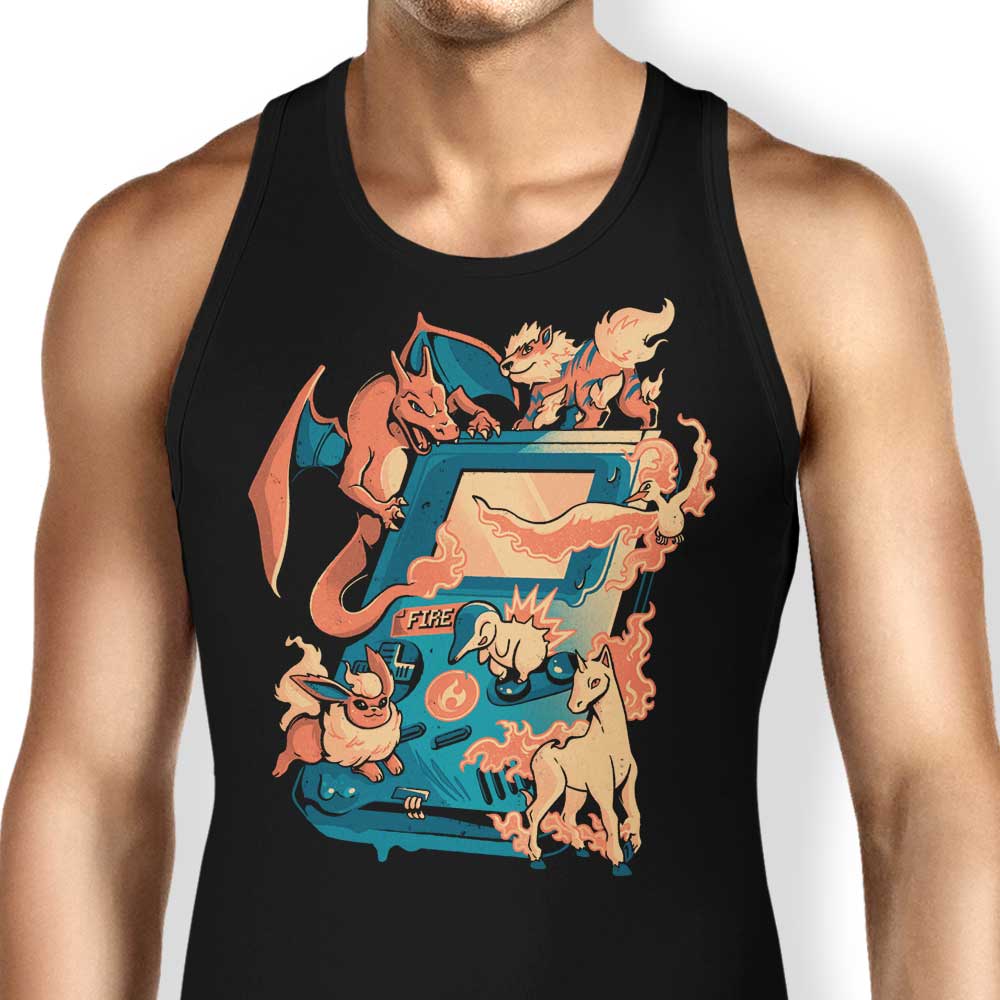Fire Game Tank Top - Adult & Kids T-Shirts, Sweatshirts & Hoodies apparel design preview 1