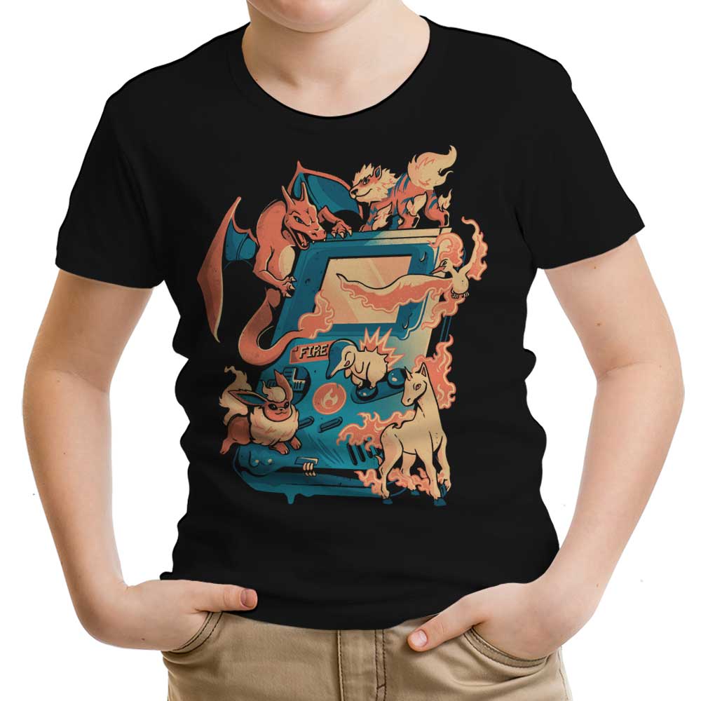 Fire Game Youth Apparel - Adult & Kids T-Shirts, Sweatshirts & Hoodies apparel design preview 1
