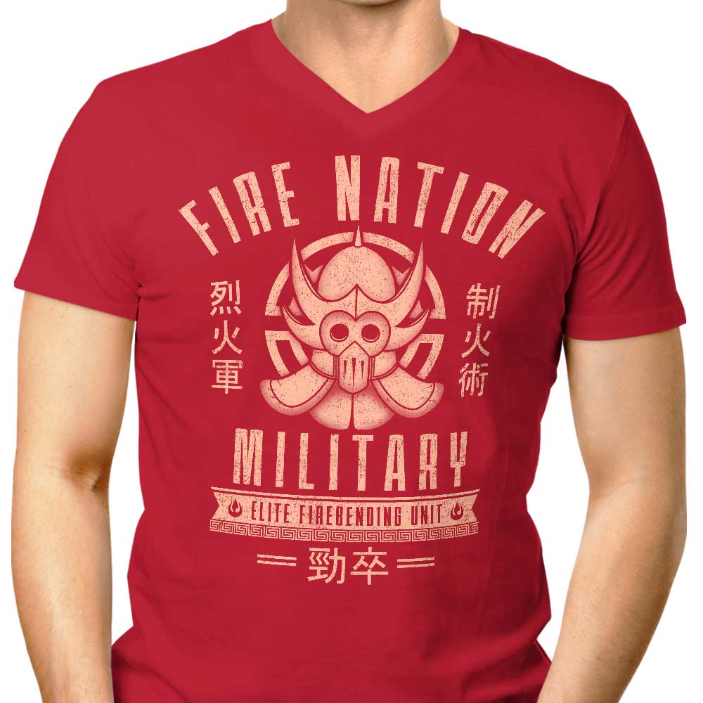 Fire is Fierce Men's V-Neck - Adult & Kids T-Shirts, Sweatshirts & Hoodies apparel design preview 1