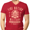 Fire is Fierce Men's V-Neck - Adult & Kids T-Shirts, Sweatshirts & Hoodies apparel design preview 1