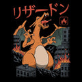 Fire Kaiju Coasters - Adult & Kids T-Shirts, Sweatshirts & Hoodies apparel design preview 1