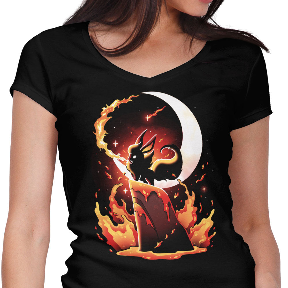 Fire Magic Women's V-Neck - Adult & Kids T-Shirts, Sweatshirts & Hoodies apparel design preview 1