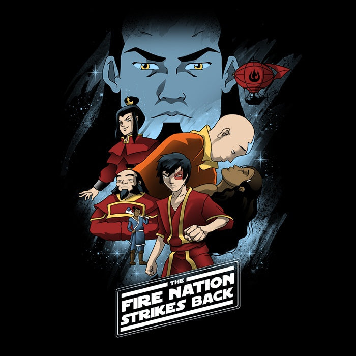 Fire Nation Strikes Back Coasters - Adult & Kids T-Shirts, Sweatshirts & Hoodies apparel design preview 1