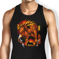 Fire Red Fur Tank Top - Adult & Kids T-Shirts, Sweatshirts & Hoodies apparel design preview 1