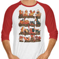 Fire Shelf 3/4 Sleeve Raglan - Adult & Kids T-Shirts, Sweatshirts & Hoodies apparel design preview 1