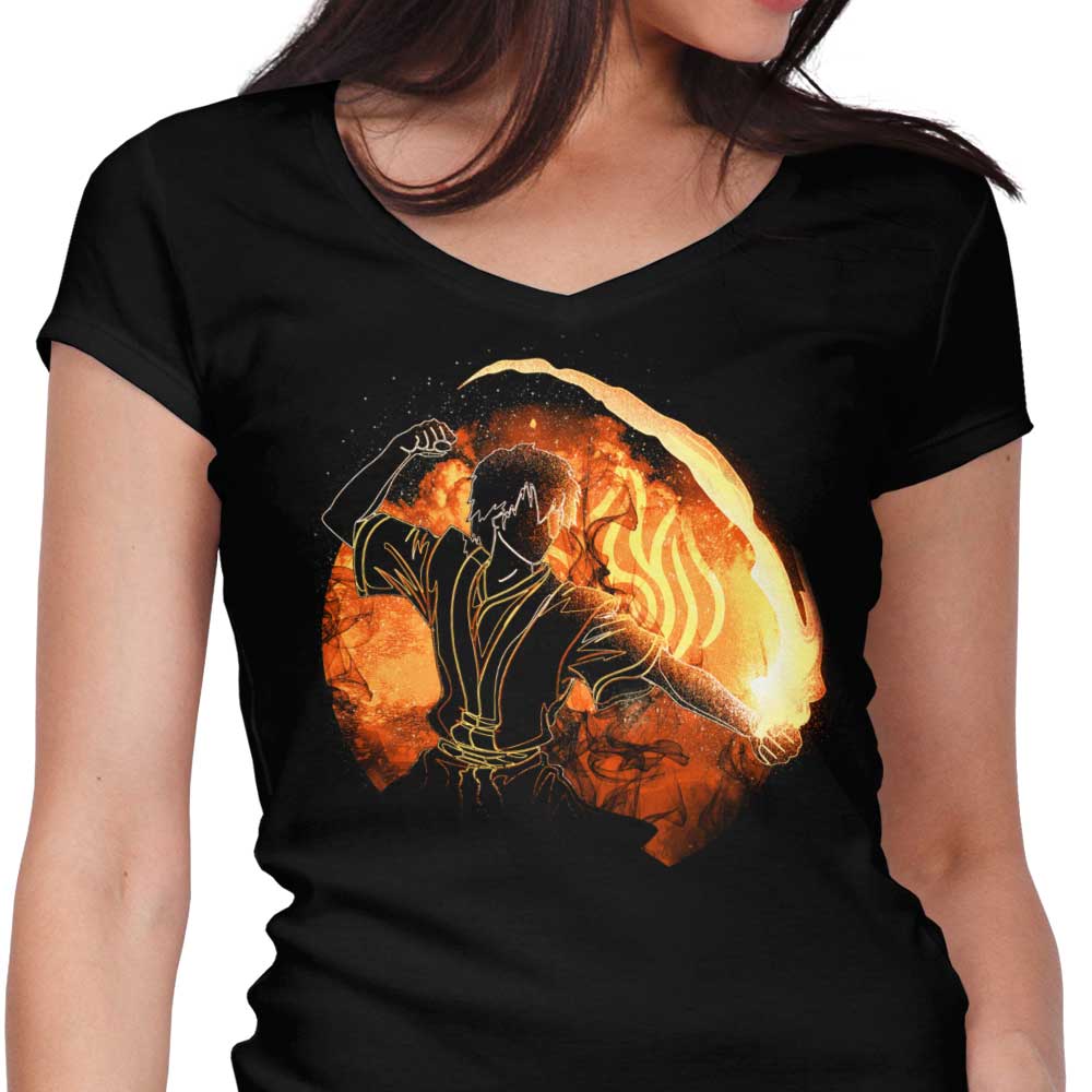 Fire Soul Women's V-Neck - Adult & Kids T-Shirts, Sweatshirts & Hoodies apparel design preview 1