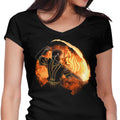Fire Soul Women's V-Neck - Adult & Kids T-Shirts, Sweatshirts & Hoodies apparel design preview 1