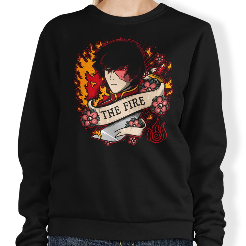 Fire Tattoo - Adult & Kids T-Shirts, Sweatshirts & Hoodies apparel design preview 1