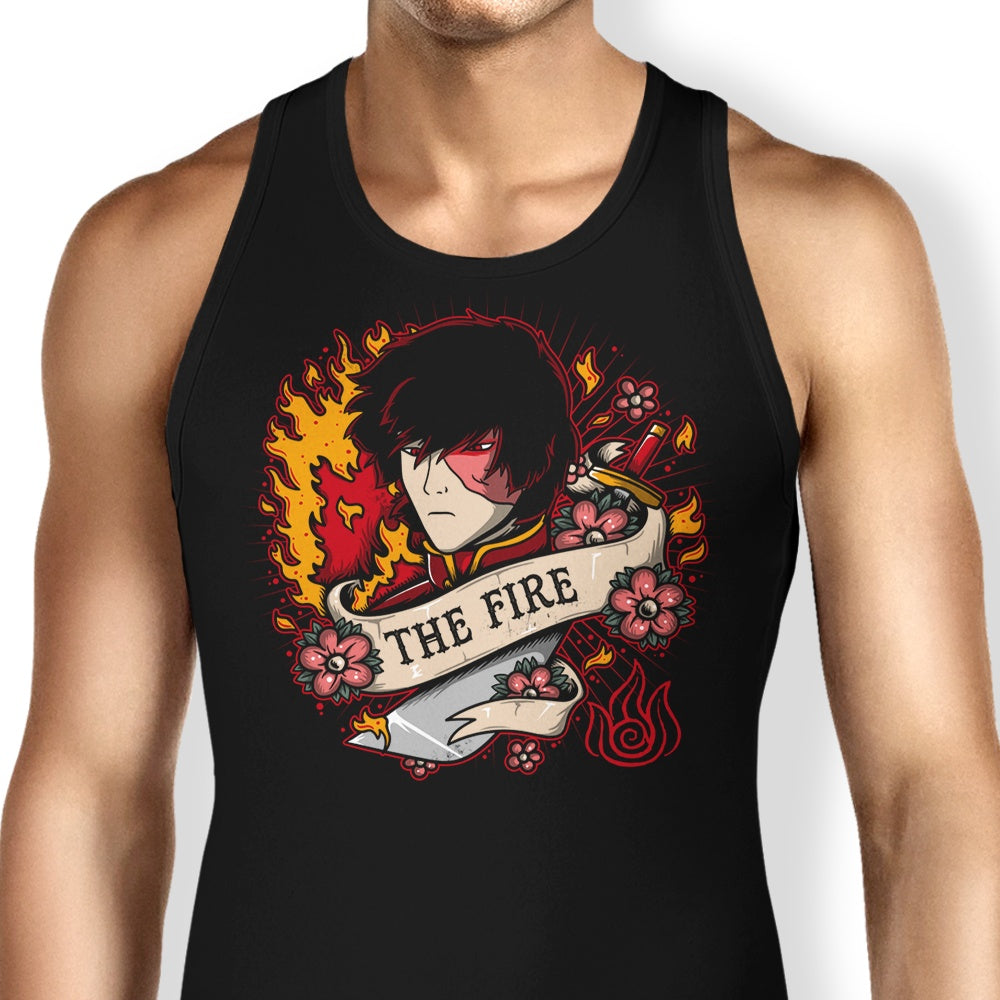 Fire Tattoo Tank Top - Adult & Kids T-Shirts, Sweatshirts & Hoodies apparel design preview 1