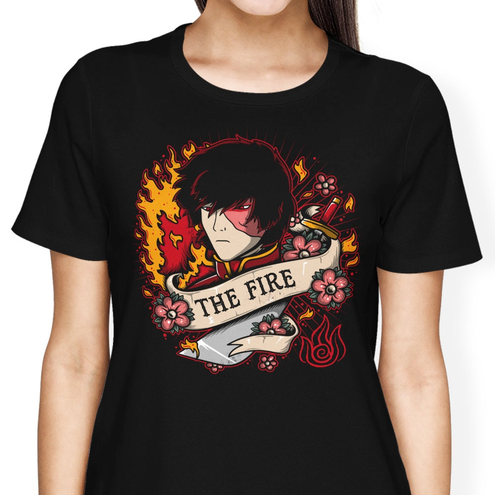 Fire Tattoo Women's Apparel - Adult & Kids T-Shirts, Sweatshirts & Hoodies apparel design preview 2