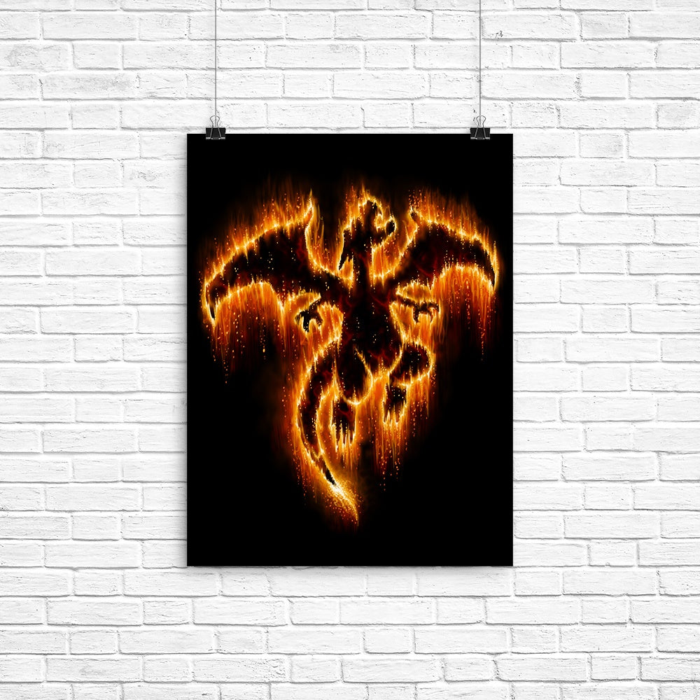 Fire Type III Poster - Adult & Kids T-Shirts, Sweatshirts & Hoodies apparel design preview 1
