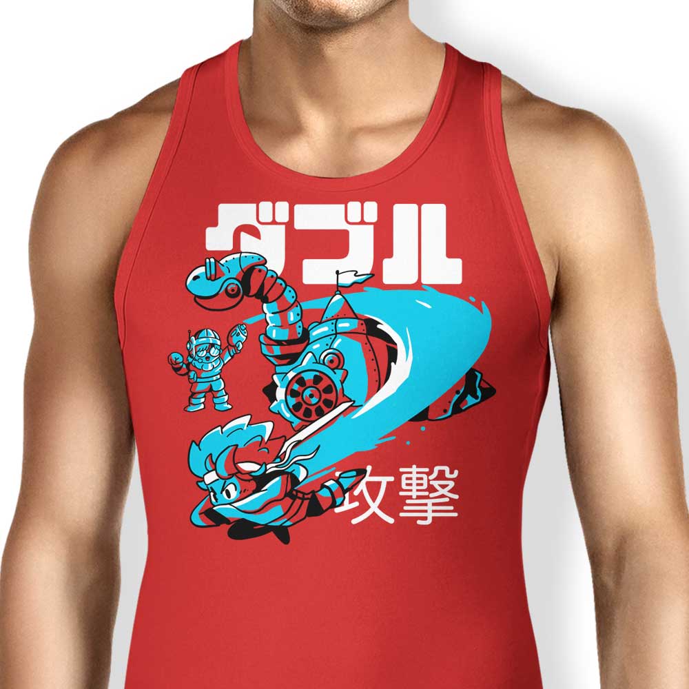Fire Whirl Tank Top - Adult & Kids T-Shirts, Sweatshirts & Hoodies apparel design preview 1