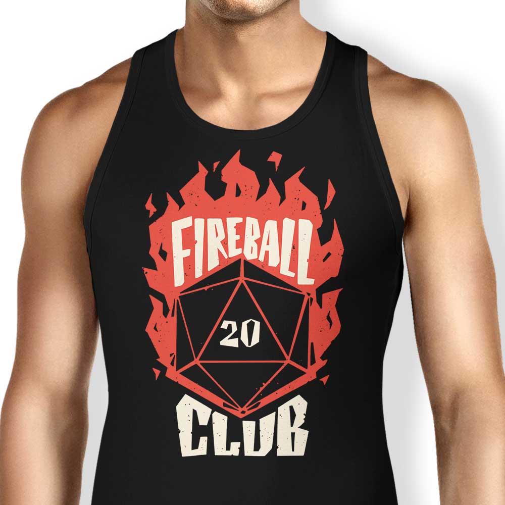 Fireball Club Tank Top - Adult & Kids T-Shirts, Sweatshirts & Hoodies apparel design preview 1