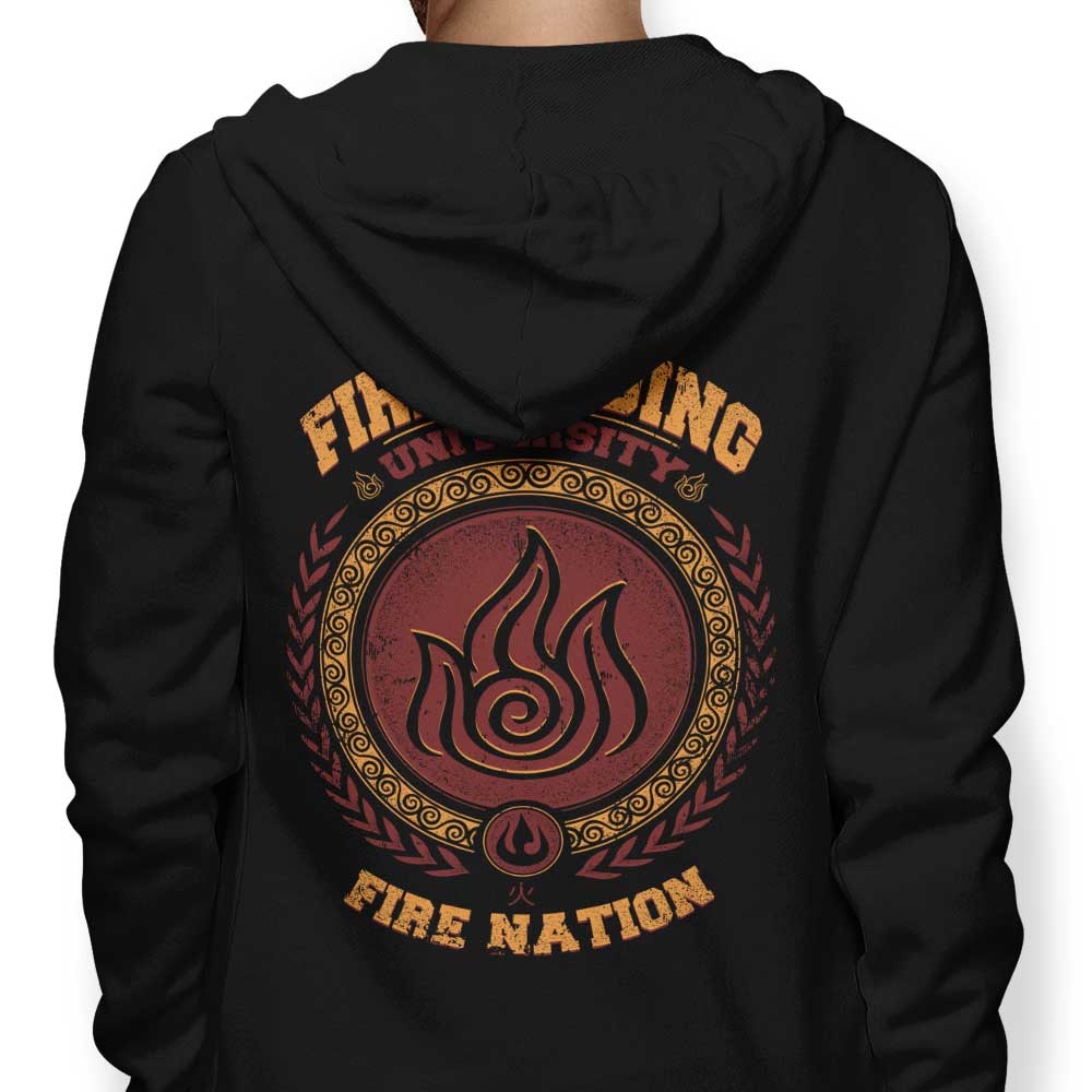 Firebending University - Adult & Kids T-Shirts, Sweatshirts & Hoodies apparel design preview 1