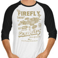 Firefly Garage 3/4 Sleeve Raglan - Adult & Kids T-Shirts, Sweatshirts & Hoodies apparel design preview 1